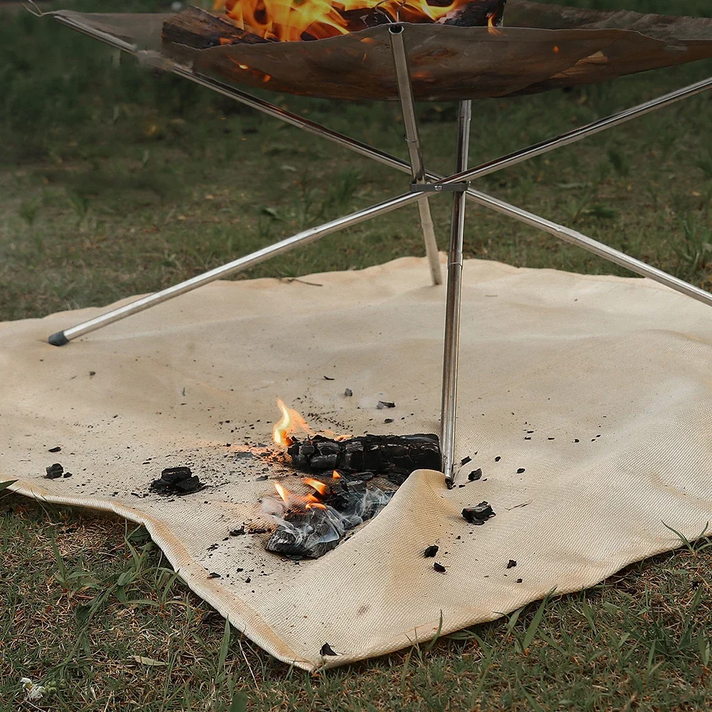 Fire Blanket Kitchen - Tappetino isolante per barbecue da picnic