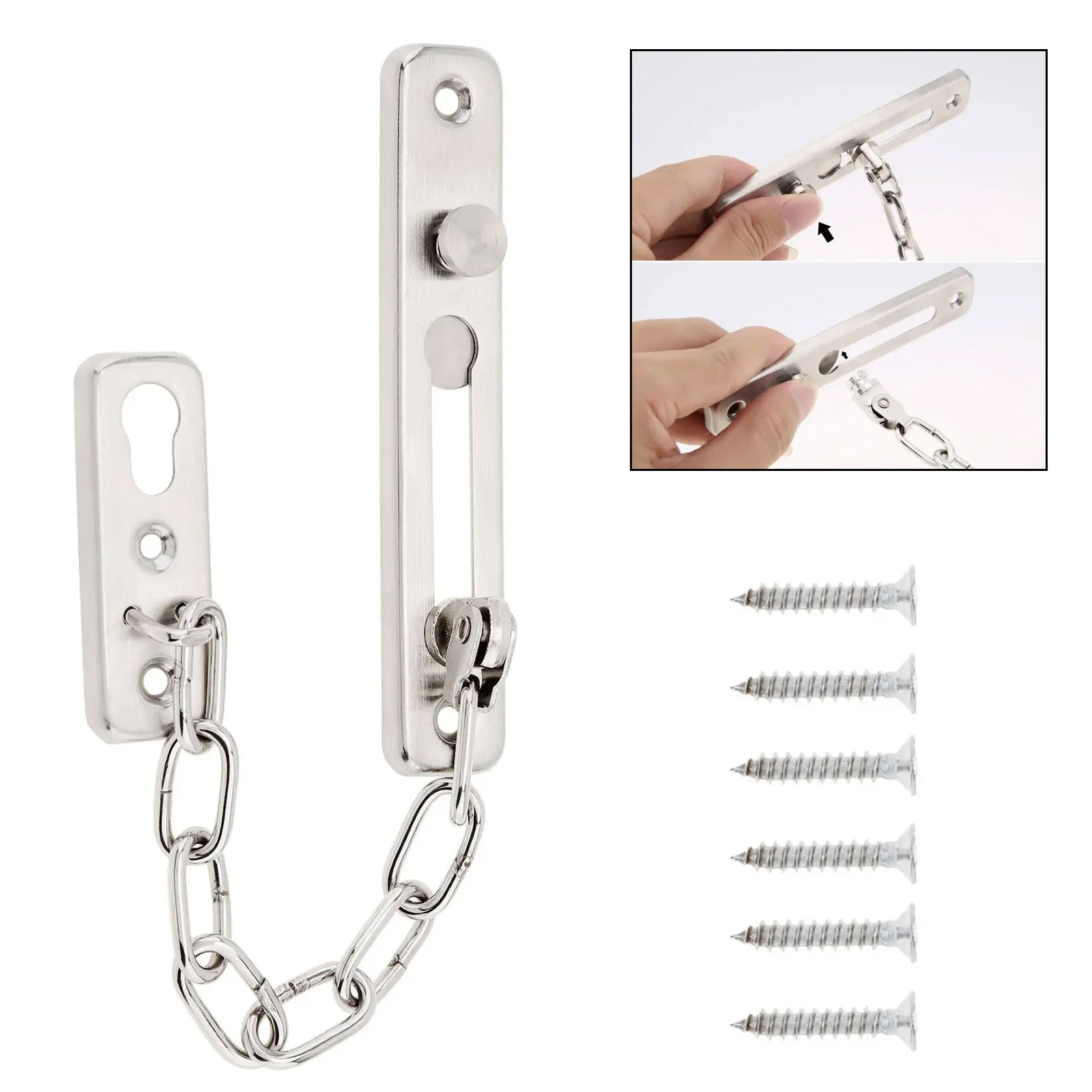 Security Chain Door - Serratura a Catena Scorrevole per Porta