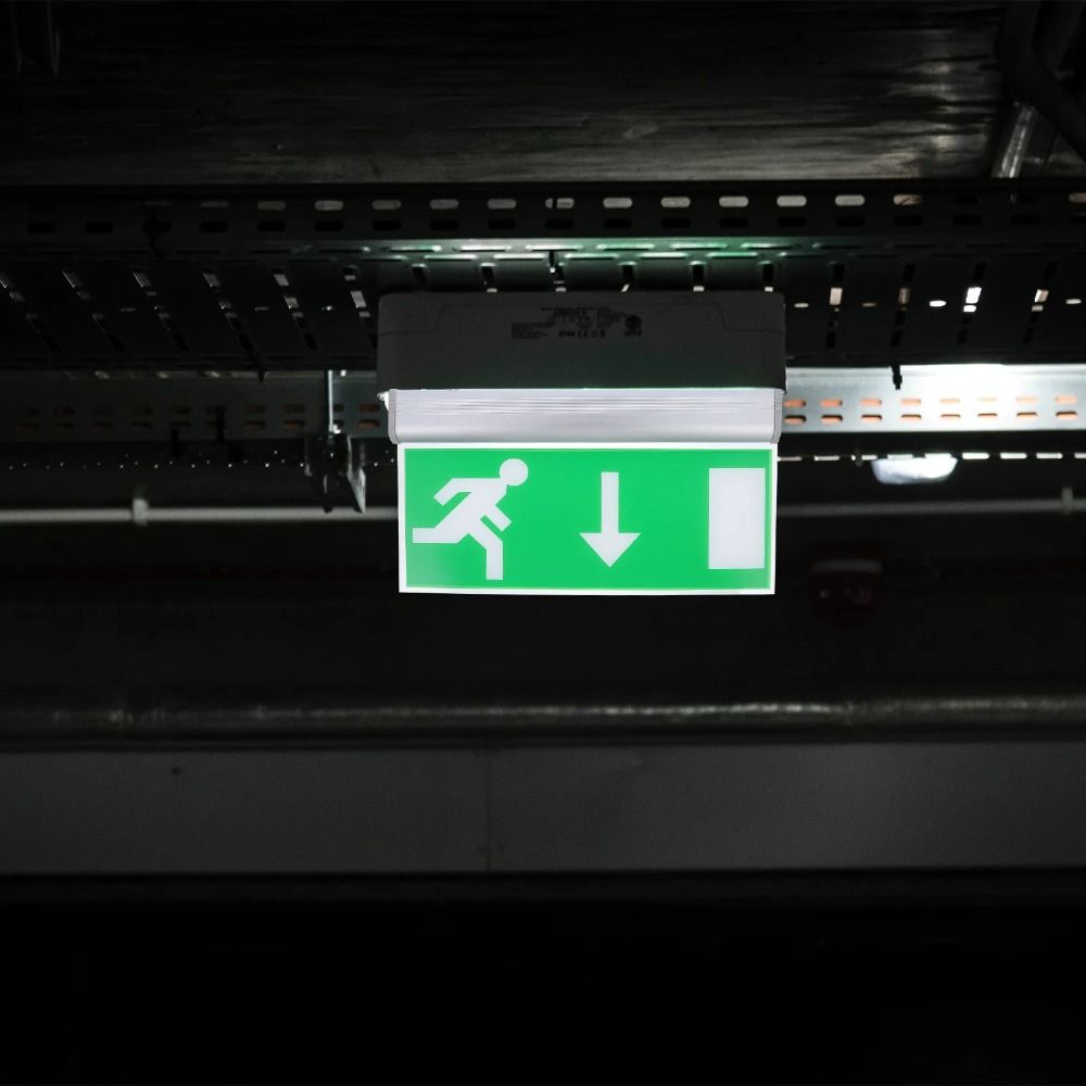 Emergency Exit Sign - Lampada LED Commerciale di Emergenza, Segnale