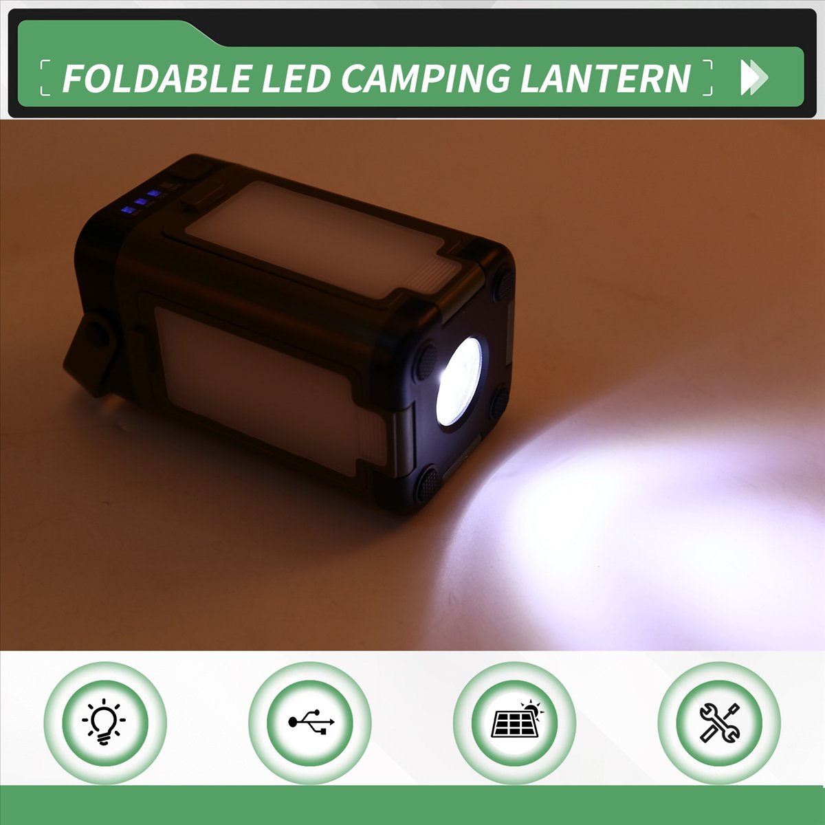 Power Outage Light - Lanterna da Campeggio LED Pieghevole X08A