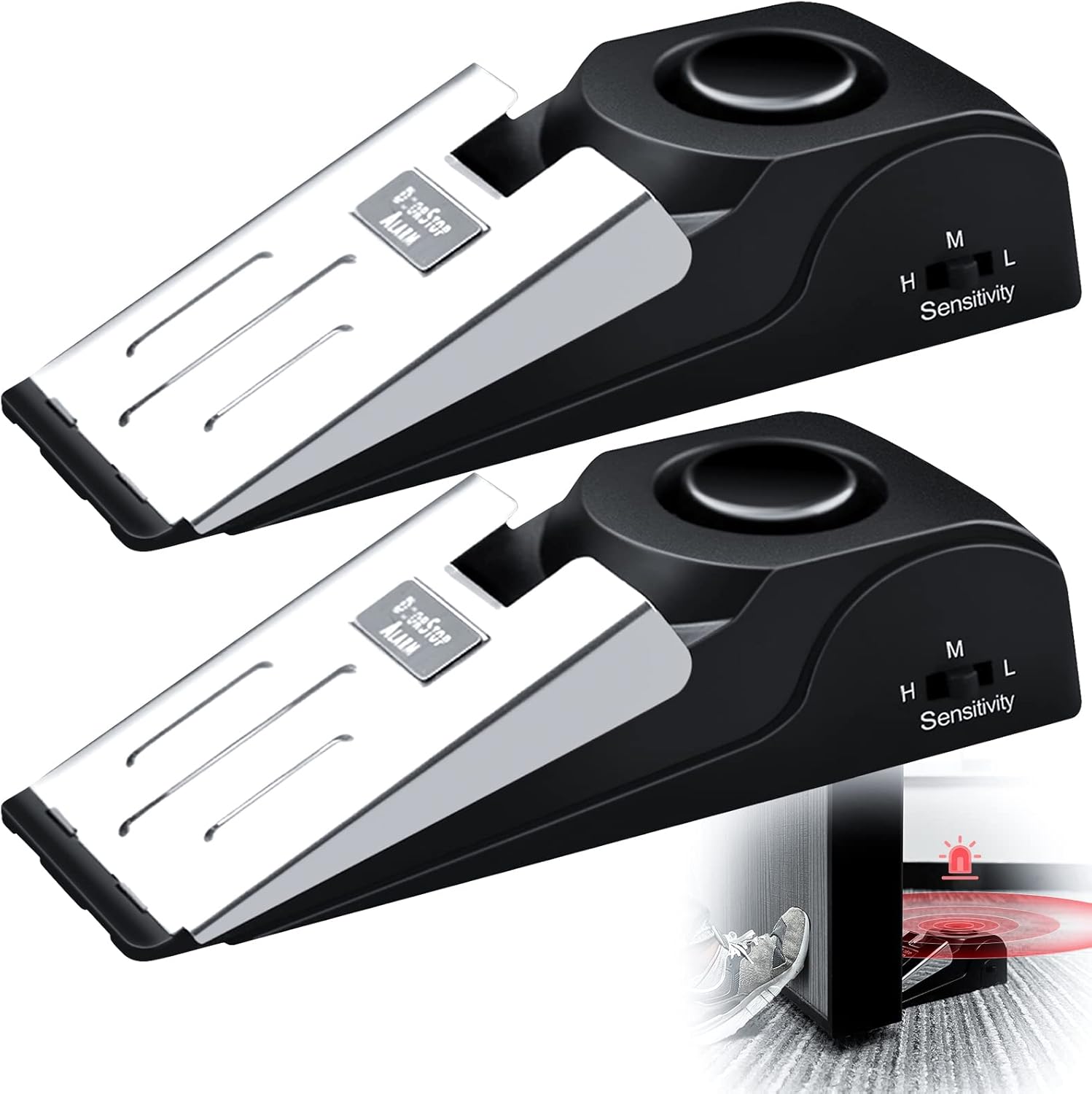 Door Stop Alarm - 1/2 pezzi portatile da viaggio 120