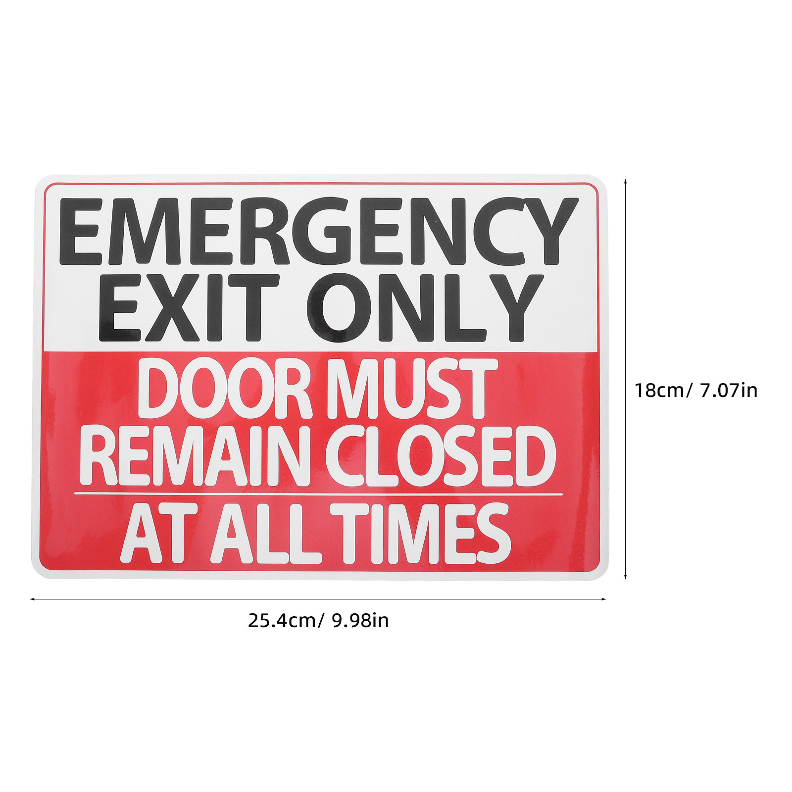 4 Adesivi per Segnaletica di U - Emergency Exit Sign recensione e prezzo
