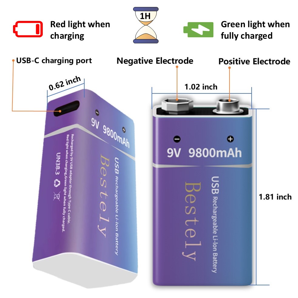 Batteria Ricaricabile 9V, 9800 - Smoke Detector Interconnected recensione e prezzo