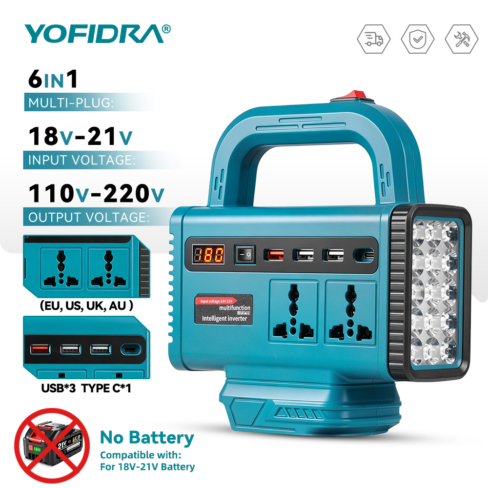 Inverter di potenza portatile  - Power Outage Light recensione e prezzo