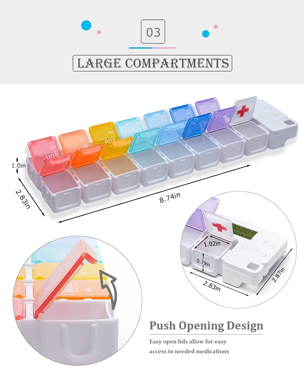 Organizzatore di pillole da 7  - Medicine Cabinet Lock recensione e prezzo